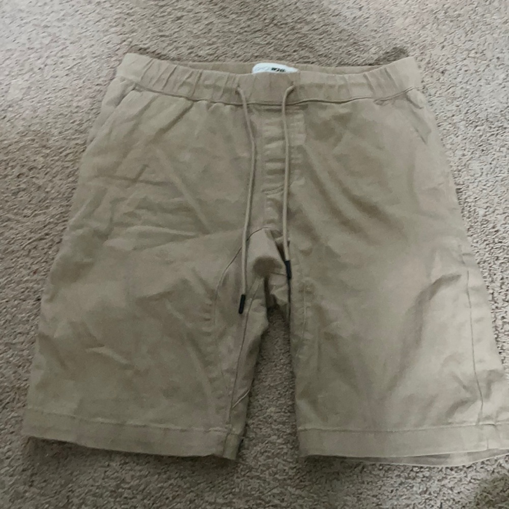 Fashion Nova Men Khaki Twill Shorts